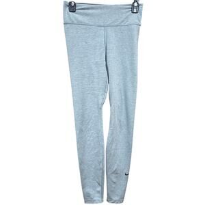 Nike Yoga Pants S Gray Running Leggings Dri Fit Athleisure AJ8827-068 BLEMISH
